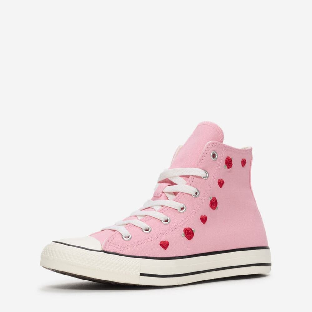 NEW Converse Chuck Taylor All Star V Day Pink Girls Kids Size 7Y Women’s 8.5